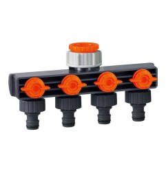 Distribuidor de 4 vías 3/4"