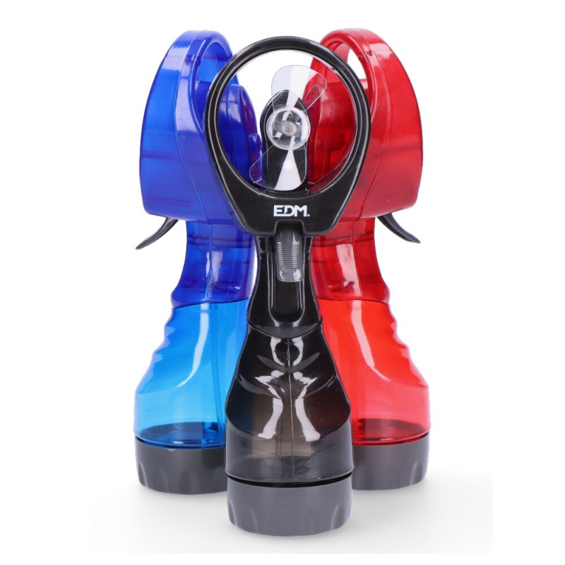 Ventilador pulverizador de agua 2 x aa (no incluidas), colores surtidos
