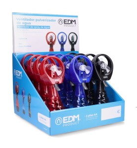 Ventilador pulverizador de agua 2 x aa (no incluidas), colores surtidos