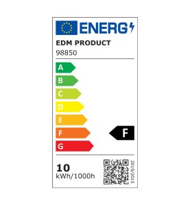 Bombilla standard led 12 v ac/dc e27 10 w 1020 lm 3200 k luz calida ø6 x 11 cm