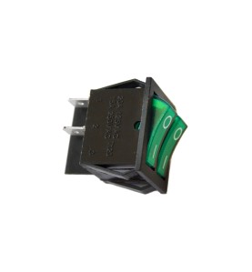 Interruptor doble 15a 250v verde