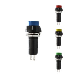 Interruptor unipolar base redonda 1a 250v colores surtidos