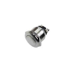 Pulsador metalico 2a 250v cromo