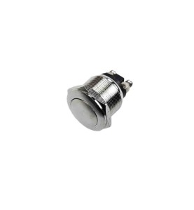 Pulsador metalico 2a 250v cromo