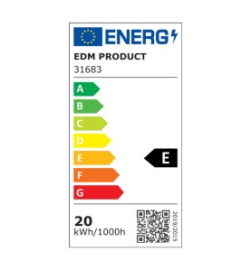 Regleta led 20 w 6500 k luz fria 1900 lm 8 x 59,7 x 3,1 cm
