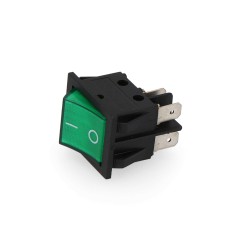 Interruptor bipolar 15a 250v verde (envasado)