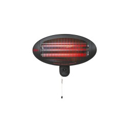 Estufa de cuarzo de exterior 2000 w soporte a pared