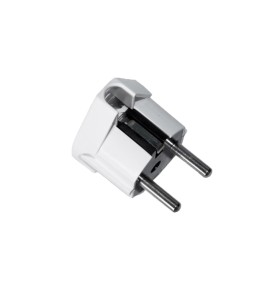 Clavija 2p+t tipo f t/tl salida lateral 4,8mm 16a (retractilado) solera 6566
