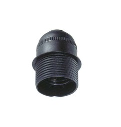 Portalamparas semiroscado e27 negro solera 6829ctn
