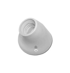 Portalamparas zocalo e27 curvo solera 6510