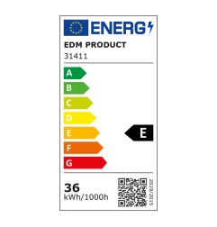 Regleta estanca led ip65 36 w 4034 lm 6500 k luz fria 8,6 x 118 x 6,6 cm
