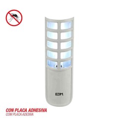 Atrapa insectos electrico 9w 50m² con placa adhesiva 220-240v