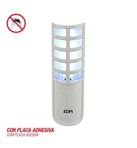 Atrapa insectos electrico 9w 50m² con placa adhesiva 220-240v