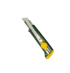 Cúter plastico hoja de 18mm traba a rueda c118 mota