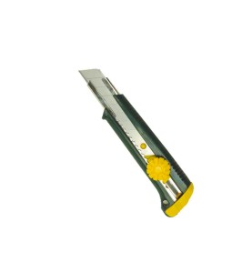 Cúter plastico hoja de 18mm traba a rueda c118 mota