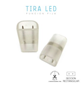 Empalme recto para dos tiras de led