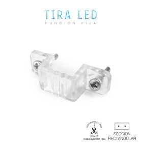 Soporte sujecion para tira de led