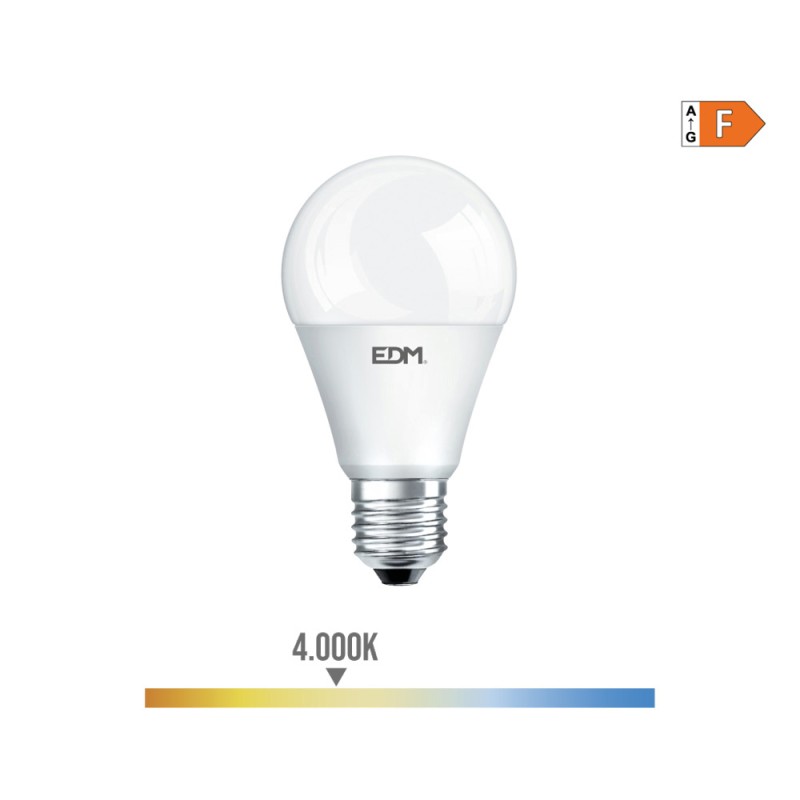 Bombilla standard led e27 10 w 932 lm 4000 k luz dia ø6 x 10,8 cm