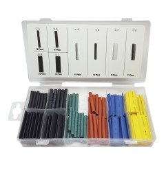 Set de 120 fundas termo retractil varios colores y tamaños