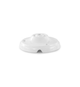 Floron de ø105mm porcelana serie vintage blanco incluye kit de montaje