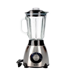 Batidora de vaso mezclador de cristal 550 w 1,5 l