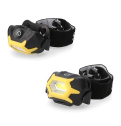 Linterna frontal led a pilas (pilas incluidas)