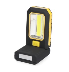 Linterna led cob xl 150 lm + 3 mini led 7 lm, con gancho e iman 3 x aaa (incluidas)