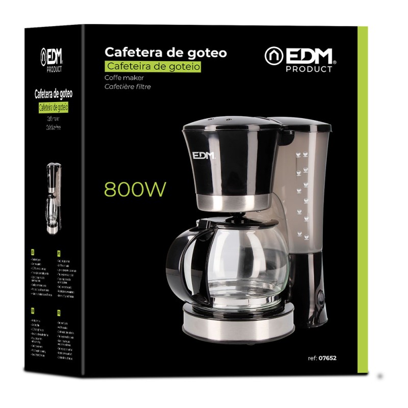 Cafetera de goteo 12 tazas 800 w
