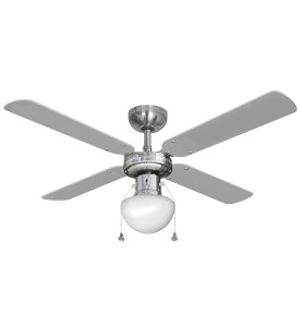 Ventilador de techo modelo caribe. color cromado. potencia: 50w aspas: ø102 cm edm