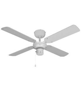 Ventilador de techo modelo baltico. color blanco. potencia: 50 w aspas: ø102cm edm
