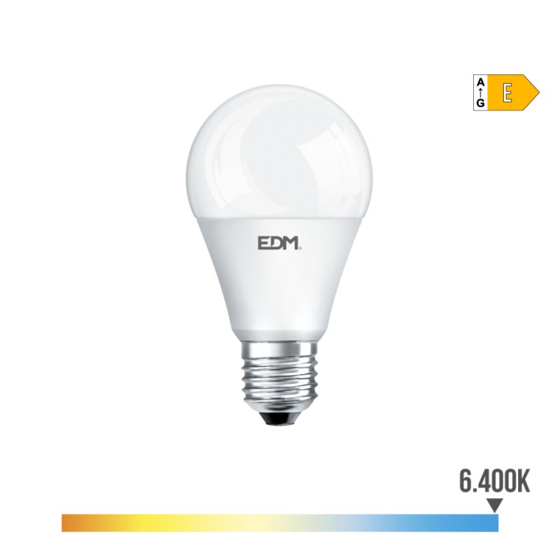 Bombilla standard led e27 20 w 2200 lm 6400 k luz fria ø6,5 x 12,4 cm