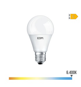 Bombilla standard led e27 20 w 2200 lm 6400 k luz fria ø6,5 x 12,4 cm