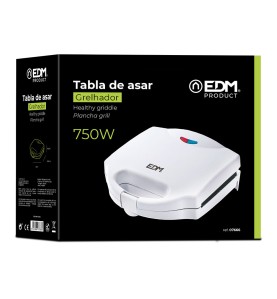 Sandwichera doble 750 w
