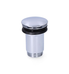 Desagüe "clic-clac" universal de lavabo-bidé cromado (envasado)