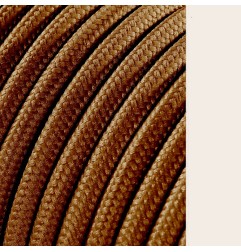 Carrete cable cordón tubular h03vv-f 2 x 0,75 mm² marrón brillante, 25 m