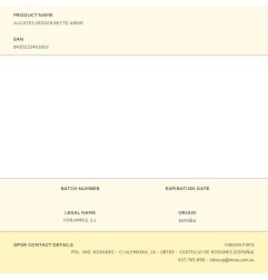 Alicates seeger recto abrir