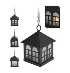 Farolito de led 6 x 8 cm negro
