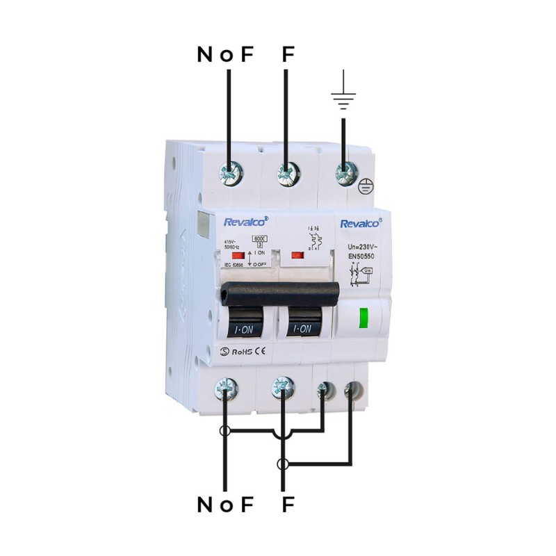 Iga 2p 25a c 10ka - proteccion contra sobretensiones permanente segun normativa en-50550