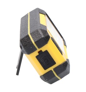 Linterna led 8w cob 450lm /130lm / flash 6.500k recargable con usb. funcion power bank. incluye cable de carga.