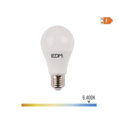 Bombilla standard led con sensor de presencia y crepuscular e27 12 w 1154 lm 6400 k luz fria ø6 x 11 cm