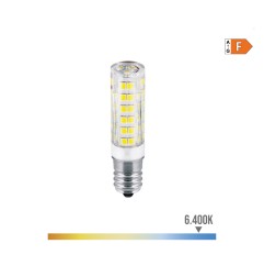 Bombilla tubular de led e14 4,5 w 450 lm 6400 k luz fria ø1,6 x 6,6 cm