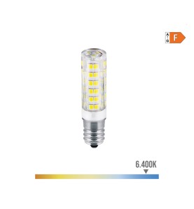 Bombilla tubular de led e14 4,5 w 450 lm 6400 k luz fria ø1,6 x 6,6 cm