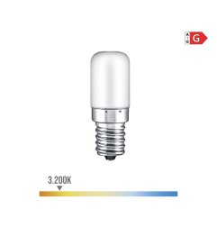 Bombilla pebetero tubular led e14 1,8 w 130 lm 3200 k luz calida ø1,8 x 4,8 cm
