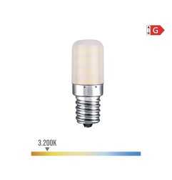 Bombilla pebetero tubular led e14 3 w 250 lm 3200 k luz calida ø1,8 x 5,2 cm