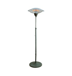 Estufa de cuarzo de exterior 2100 w con pie