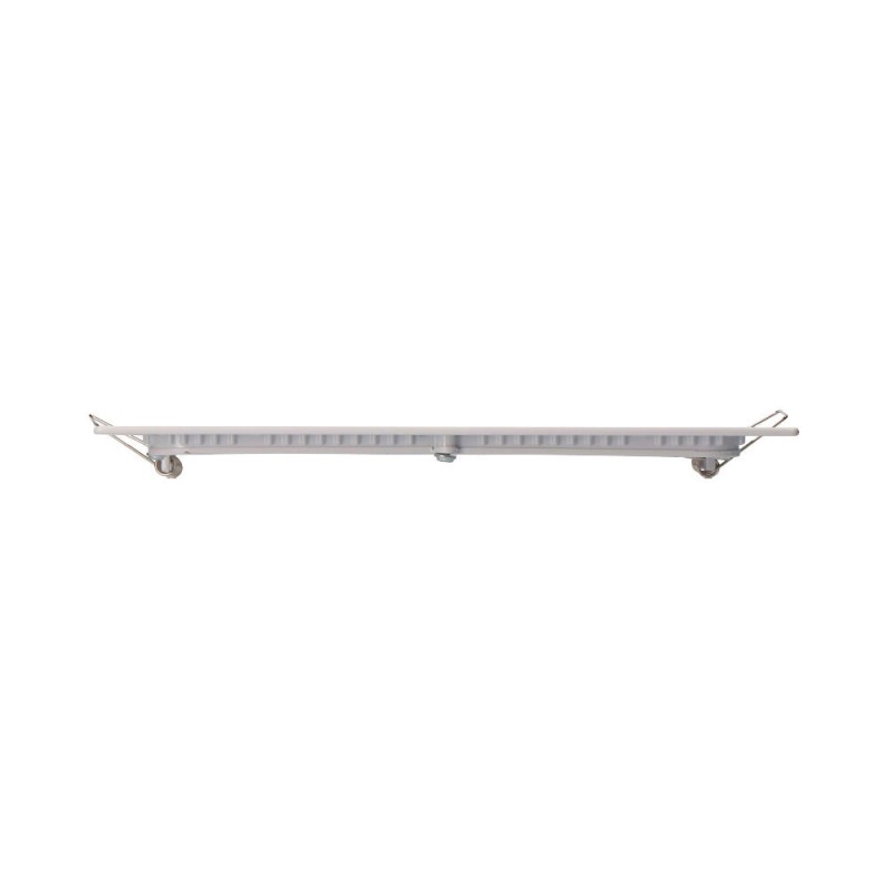 Downlight led empotrable cuadrado 20 w luz fria 6400 k 1500 lm blanco 22 x 22 cm
