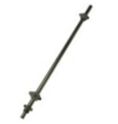 Brazo aclarado inferior fijo izq.inox. v-40