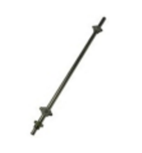 Brazo aclarado inferior fijo izq.inox. v-40