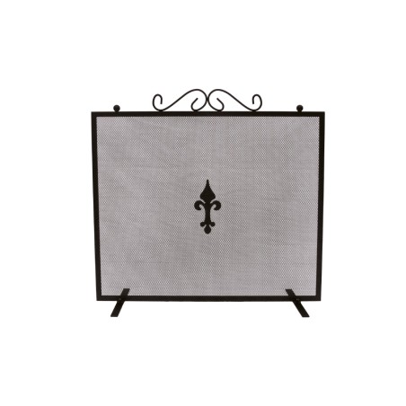 Rejilla salvachispas cuadrada color negro 67,3 x 0,8 x 61 cm