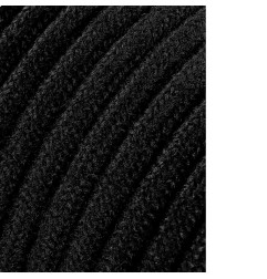 Carrete cable cordón tubular h03vv-f 2 x 0,75 mm² negro, 5 m